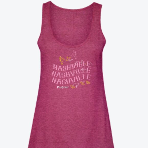 PoshFest 2024 Exclusive Nashville Tank Top Women’s size medium - Picture 1 of 2